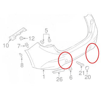 JC原廠貨【MAZDA3 3代 原廠 拖車蓋 魂動BM BN】2015~19 馬自達3 馬3 前保桿 後保桿 拖車勾蓋