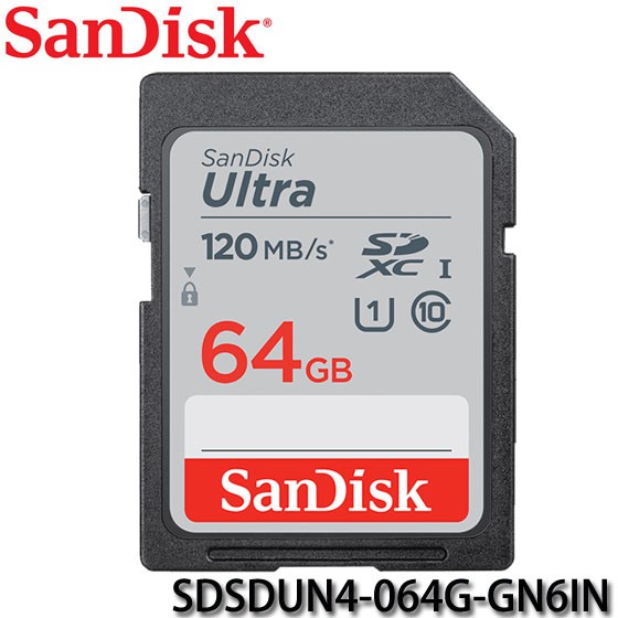 【MR3C】含稅公司貨 SanDisk Ultra SD SDXC 64G 64GB 120MB/s 記憶卡