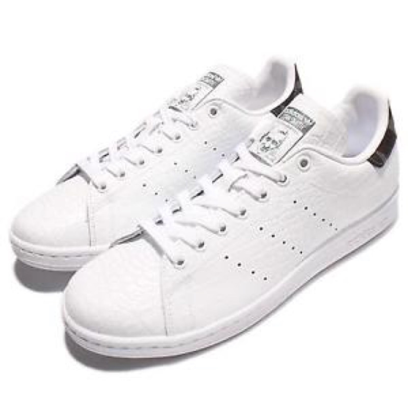 Adidas Originals Stan Smith BA7443 鱷魚紋綠迷彩男鞋| 蝦皮購物