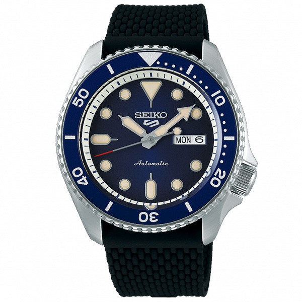 【SEIKO精工】SRPD71K2 5 Sports 潛水錶 橡膠帶 機械錶 藍/黑 4R36-07G0L 台南 時代