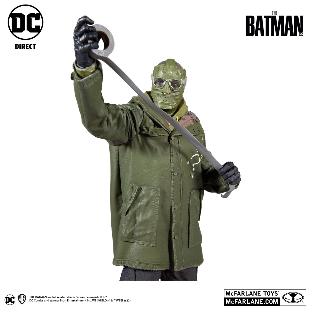 預購｜McFarlane 麥法蘭 The Batman 蝙蝠俠 2022 Riddler 謎語人 愛德華·奈許頓 雕像