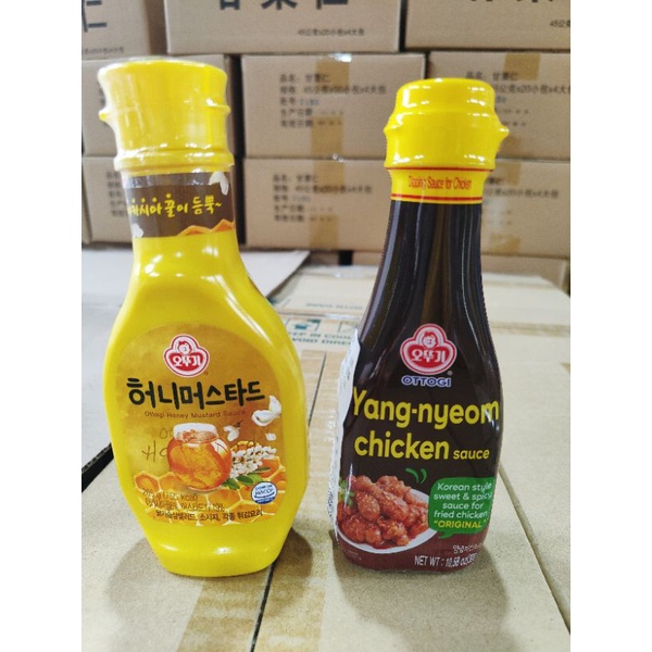 即期出清【韓國調味醬】OTTOGI 不倒翁韓式炸雞醬（原味）（辣味）、不倒翁蜂蜜芥末醬