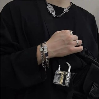 簡約暗黑笑臉手環 男女可戴 百變怪 微笑 手環 銀 ETERNITY