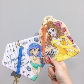 東京迪士尼 美女與野獸 貝兒 茉莉 防水 伸縮 票卡夾