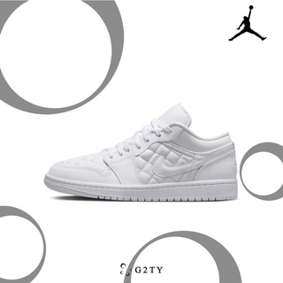 [G2TY] Air Jordan 1 Low “Quilted” 全白 小香 DB6480-100