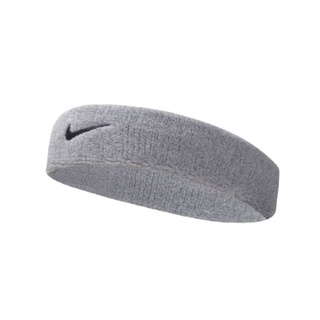 Nike 頭帶 Swoosh Headband 灰 黑 毛巾布 籃球 髮帶 男女款 【ACS】 NNN0705-1OS