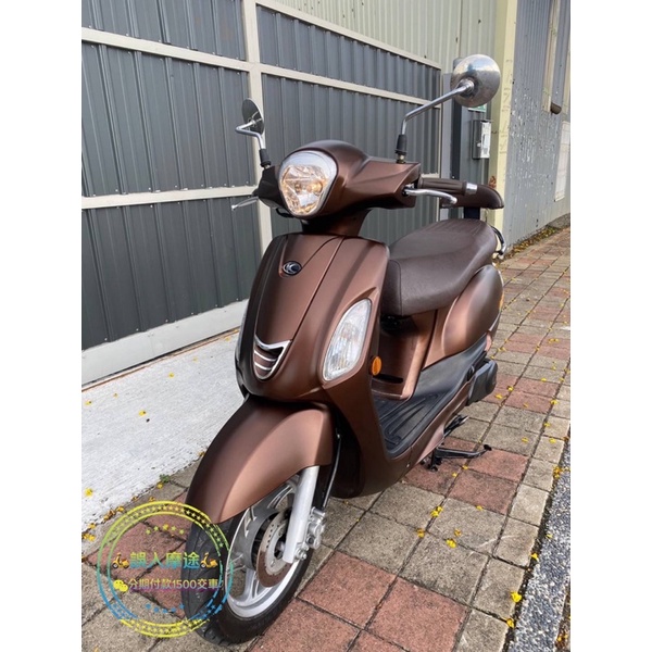 2019年 KYMCO LIKE  來客 125cc 可可色 高雄 岡山 二手 中古機車 可協辦低利分期