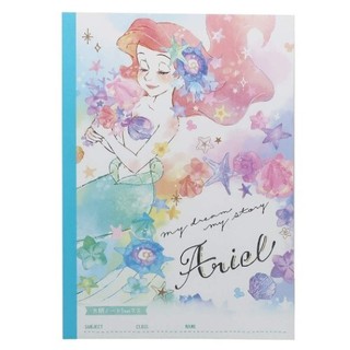 ψ白露草草人生選物ψ 日本製 Disney 迪士尼 小美人魚 愛麗兒 Ariel 方格筆記本 B5