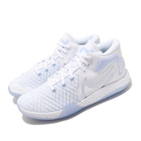 現貨 NIKE KD TREY 5 VIII EP 編織 高筒 拼接 緩震 白藍 籃球鞋 男 CK2089-100