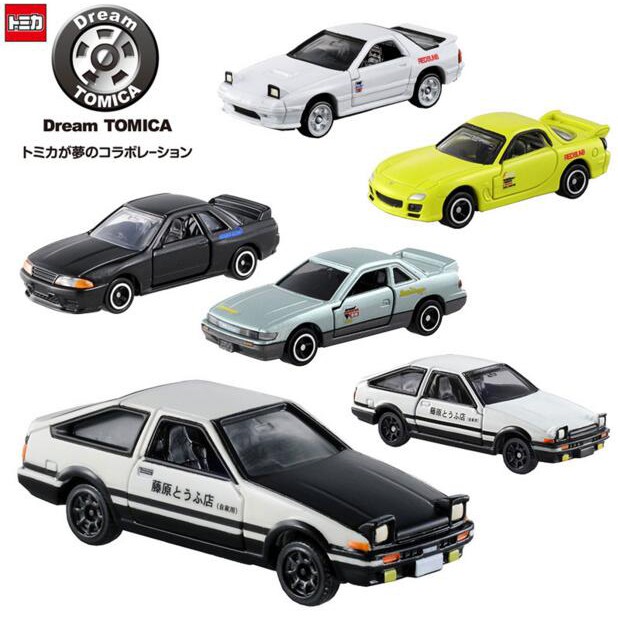 日本tomy多美卡tomica合金車模型頭文字d藤原拓海ae86 高橋涼介 蝦皮購物