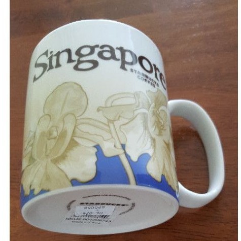 #新加坡蘭花星巴克城市馬克杯icon典藏系列蘭花，#全新有SK