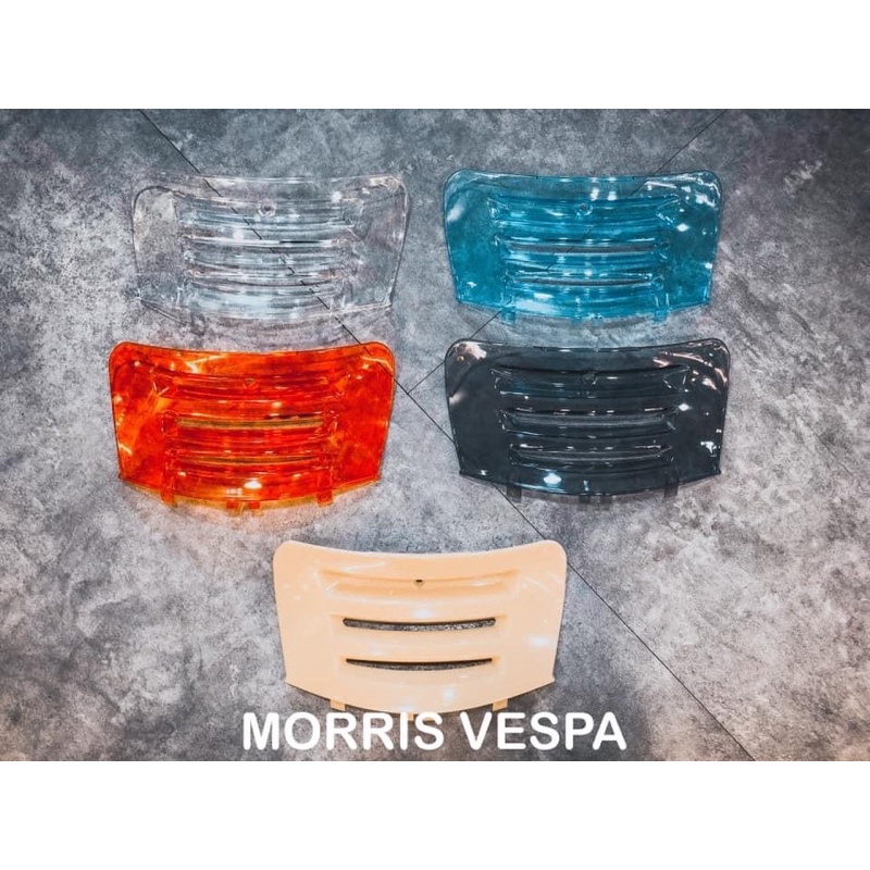 ［ Morris Vespa ] 衝刺 春天 引擎進氣蓋 胸蓋 腳踏飾蓋 三孔進氣蓋 中心蓋 通風蓋 透明 燻黑 素材