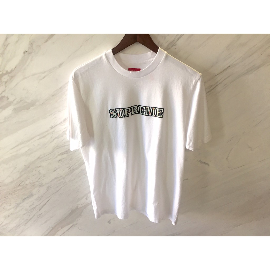supreme floral tee