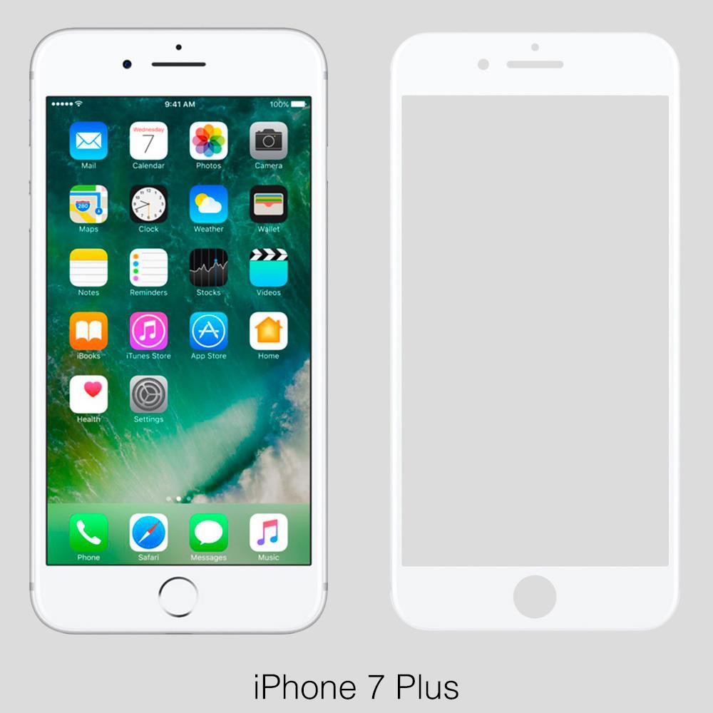 Apple iPhone 7 Plus/5.5吋/日本AGC9H超高硬度鋼化二次強化玻璃-3D曲面滿版黑色 蝦皮直送