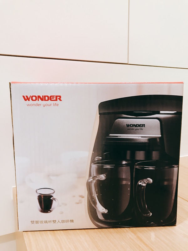 全新未拆封 Wonder雙層玻璃杯雙人咖啡機 蝦皮購物