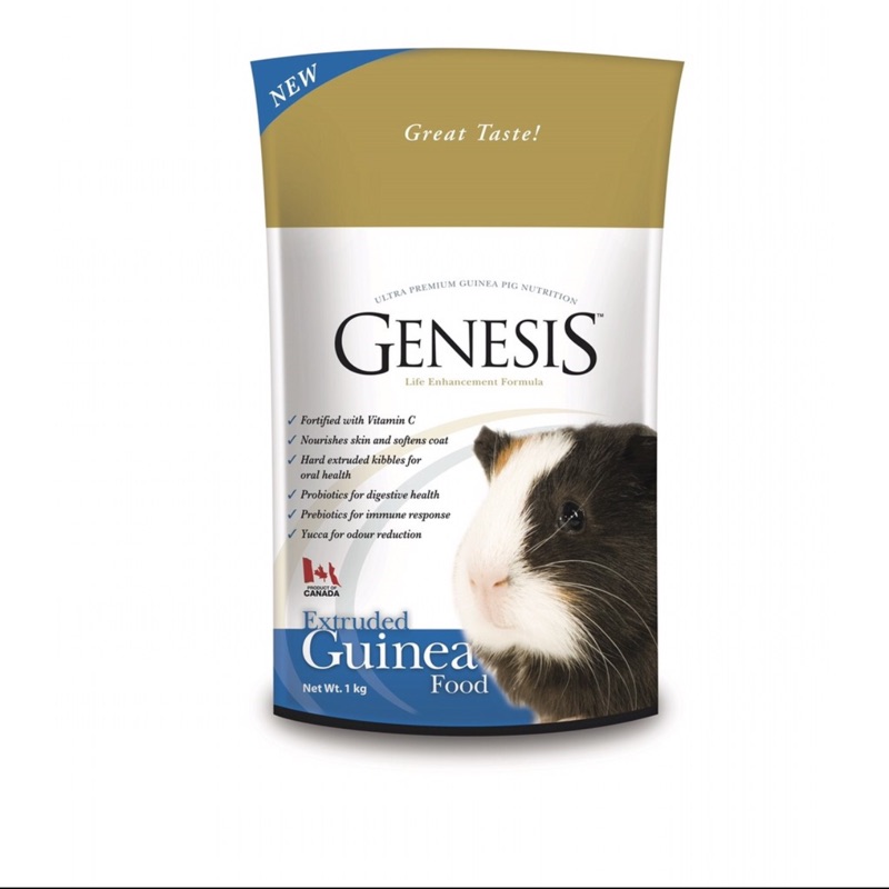 加拿大創世紀GENESIS天竺鼠飼料5kg（附贈一包以開過剩四分之一）