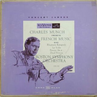 黑膠 Charles Munch Conducts FRENCH MUSIC Boston Symphony