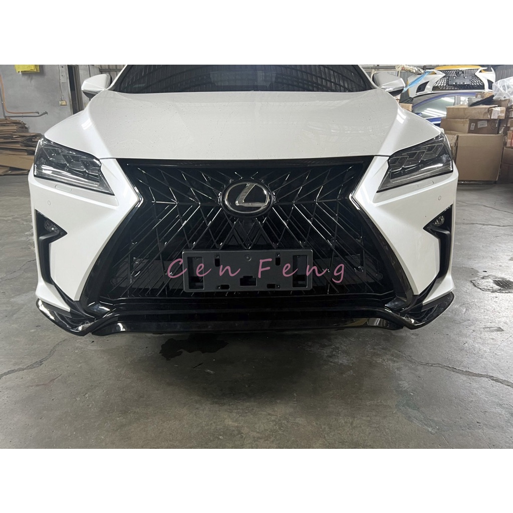 涔峰ＣＦ☆LEXUS 16年~19年 RX200T RX350 RX450 RX TRD樣式 水箱罩 前下巴 中網 黑化