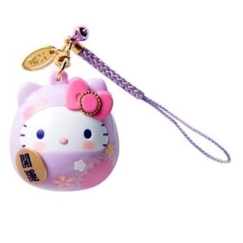 Hello kitty 達摩造型悠遊卡 粉紫限定款