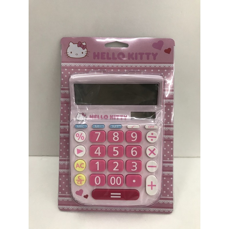 現貨❤️HELLO KITTY 大計算機  粉色計算機 kitty計算機