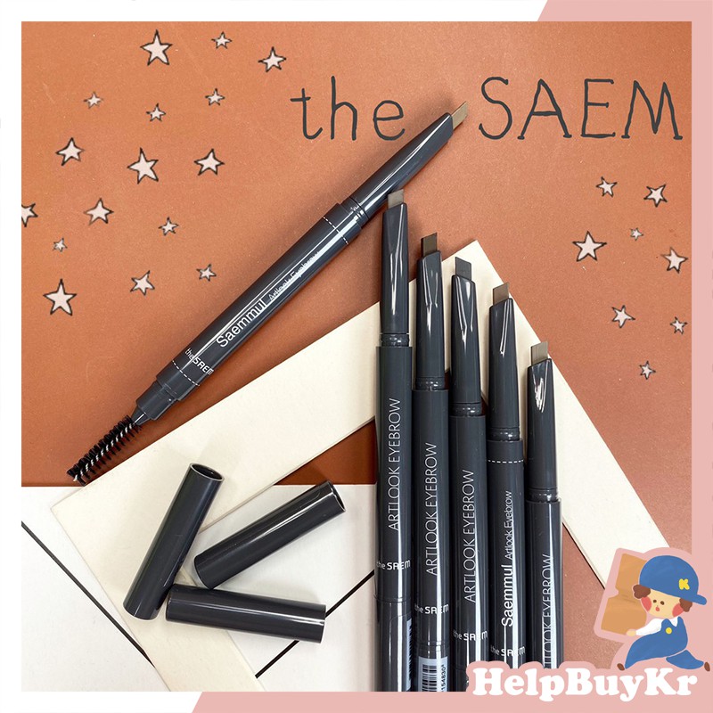 【搬運工】韓國 the saem 眉筆 大藝術家自動眉筆 三角眉筆 眉彩 韓國代購 旋轉眉筆
