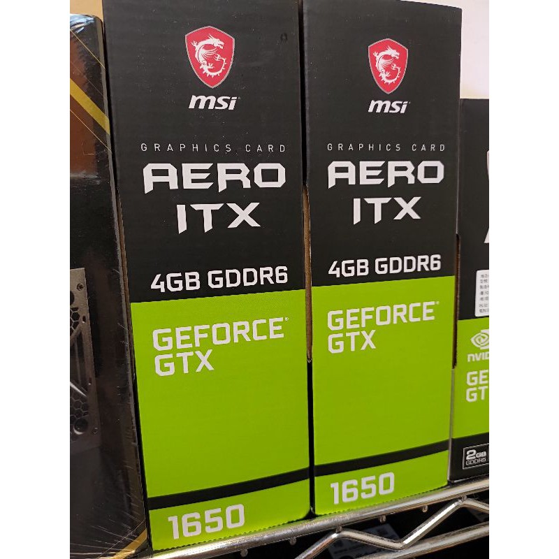 最後一張 全新 現貨  MSI 微星 GeForce GTX 1650 AERO 4G OC 顯示卡