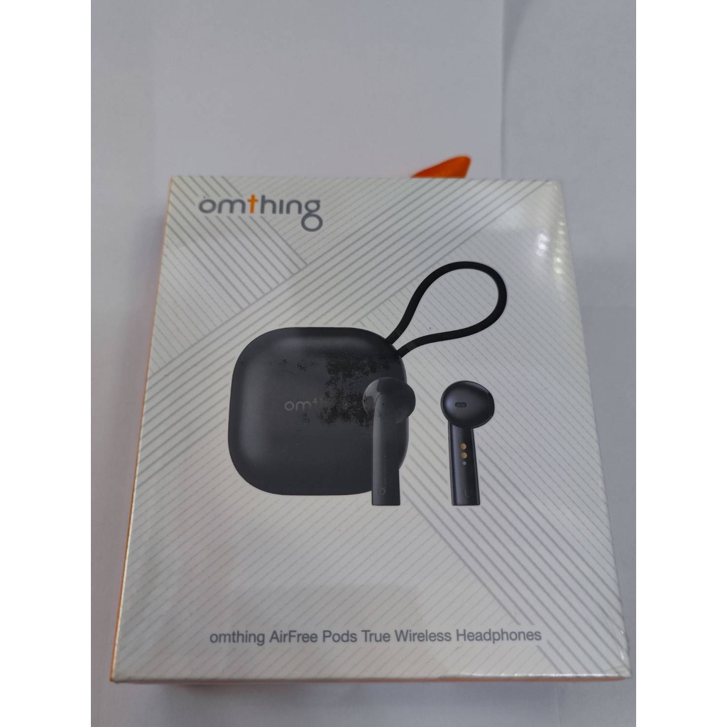 全新未拆 現貨 omthing AirFree Pods 小方盒 無線藍牙耳機  四麥克風 降噪藍牙耳機 黑色