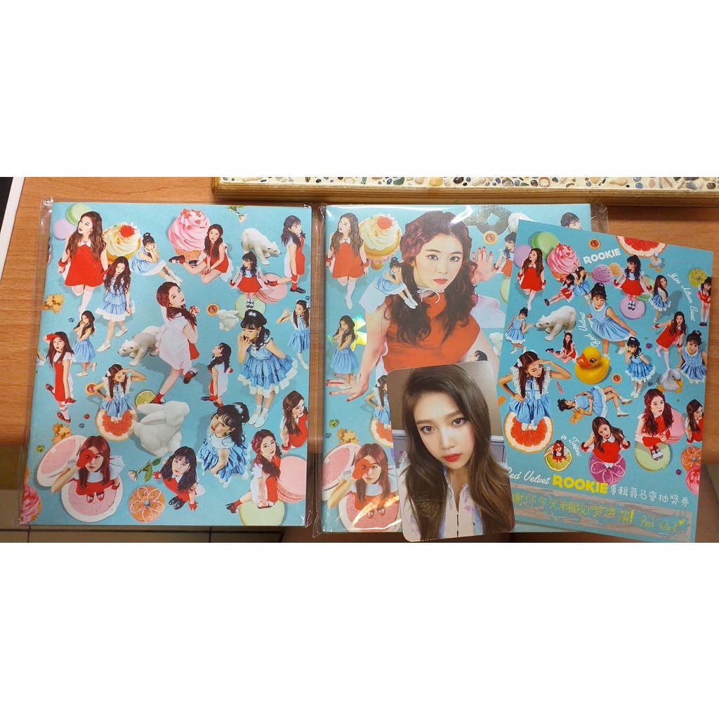 Red Velvet 第四張迷你專輯Rookie台壓版 全專 裴柱現Irene封面 Joy小卡 筆記本