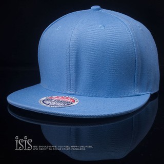KURO-SHOP潮流新風格-水藍色 棒球帽 板帽