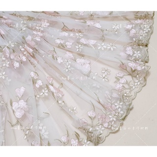 花精靈《iAsa愛莎の》手作材料✂18~140cm彩色花朵蕾絲花邊網紗花邊布料洋裝寵物裙擺窗簾裝飾