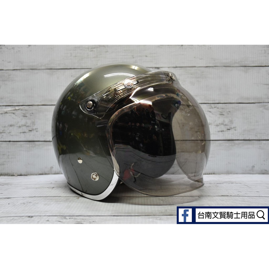 贈多色泡泡鏡台南文賢騎士用品鋁邊騎士帽文青必備質感安全帽復古帽可拆式復古安全帽4分之3安全帽騎士帽