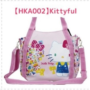 ●正版【hello Kitty凱蒂貓】側背手提托特包 兩用帆布托特包 手提包 KITTY側背包 外出包 KT 2WAY