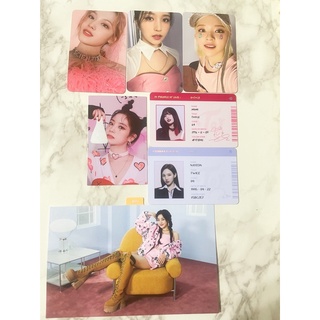 twice formula of love小卡/刮刮卡/側標卡/ID卡