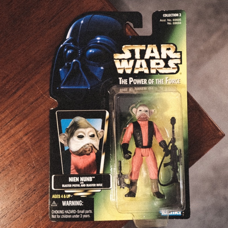 Myu - 迪士尼 Star Wars 星際大戰 Nien Nunb 3.75吋 吊卡 公仔 擺飾 收藏