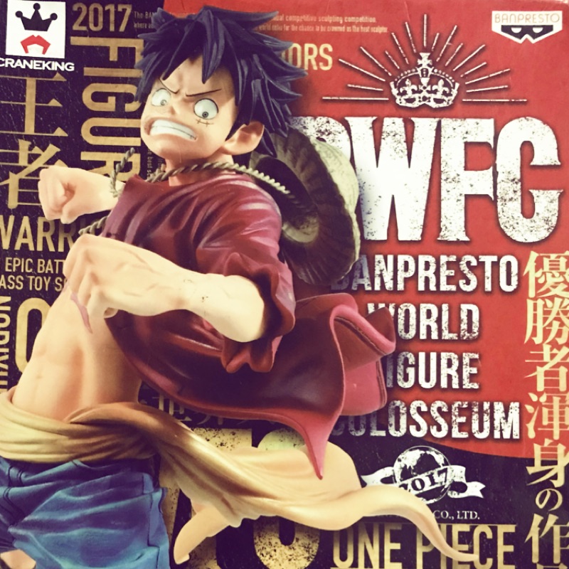 ［限時優惠］日版 金證 正版 航海王 海賊王 魯夫 BWFC 2017 出清 便宜賣