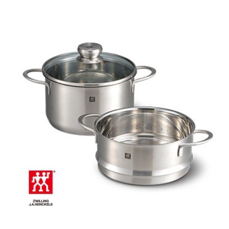 《全新品 》ZWILLING德國雙人牌 316不鏽鋼18/10兩件式鍋具組/湯鍋＋蒸籠
