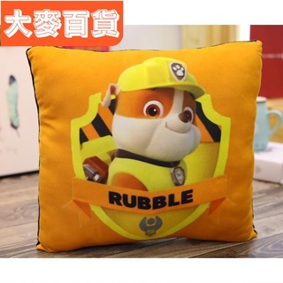 ✨臺灣出貨✨汪汪隊 阿奇 灰灰 毛毛 天天 二號店小蝶 娃娃公仔 玩偶 毛絨玩具 卡通AB雙面印花抱枕 兒🌈品質優選