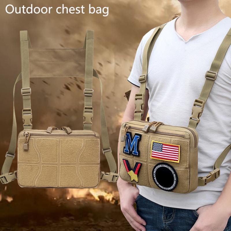 戰術胸包 背心包 戶外狩獵配件包 可調戰術胸包 斜揹包 腰包
