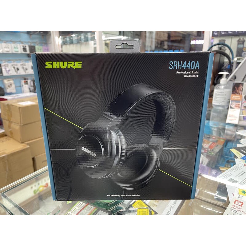 禾豐音響  Shure SRH440a SRH-440a 監聽耳罩耳機 公司貨保固2年