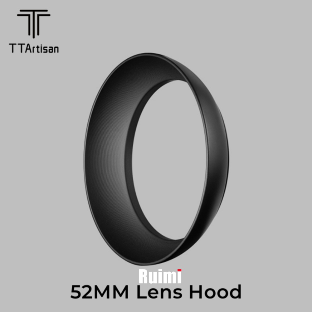 【現貨速發】銘匠光學TTartisan 52mm 鏡頭遮光罩 兼容銘匠 50mm f1.2 / 40mm f2.8
