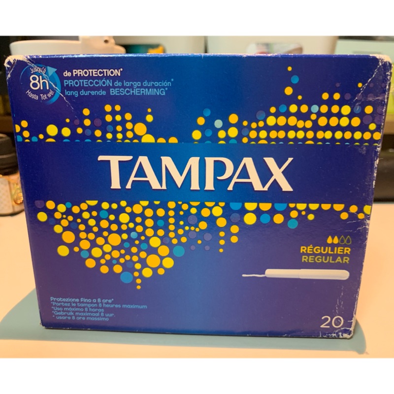 【美國TAMPAX】紙導管棉條 Regular一般流量（20入/盒子有壓到）