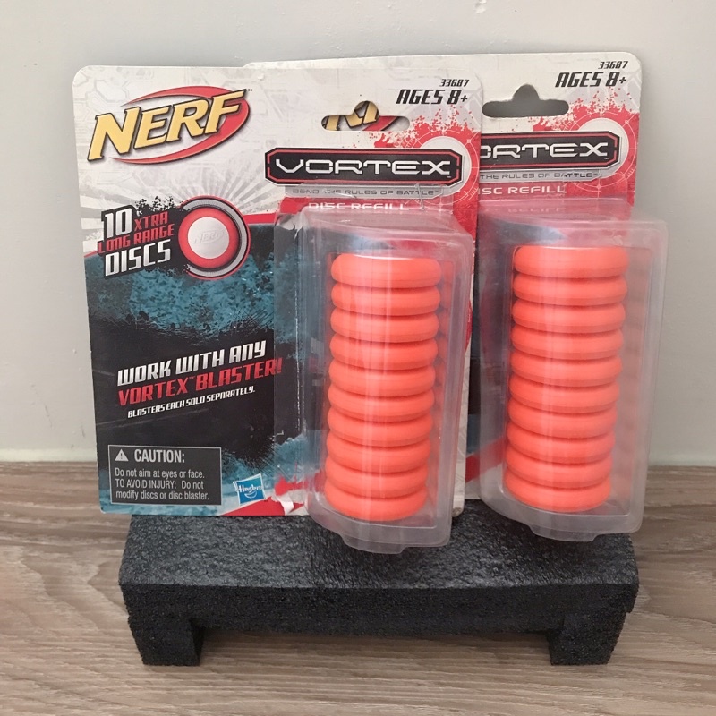 新亮點！Nerf 原廠飛盤彈 飛盤彈補充包 10發 vortex 旋風飛盤彈補充包