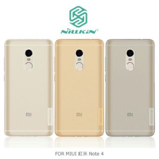 --庫米--NILLKIN MIUI 紅米 Note 4 本色TPU軟套 軟殼 透色套 超薄套 保護套