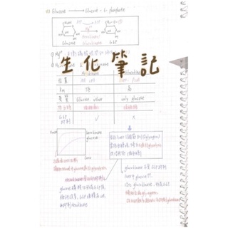 生化筆記/大學筆記/藥學系/手寫筆記#大學筆記#生化#手寫筆記