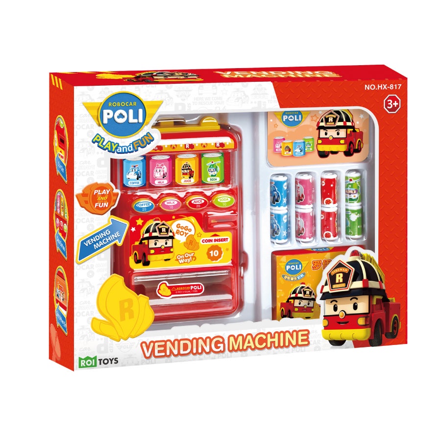 Robocar Poli波力救援小英雄 羅伊販賣機禮盒 ToysRUs玩具反斗城