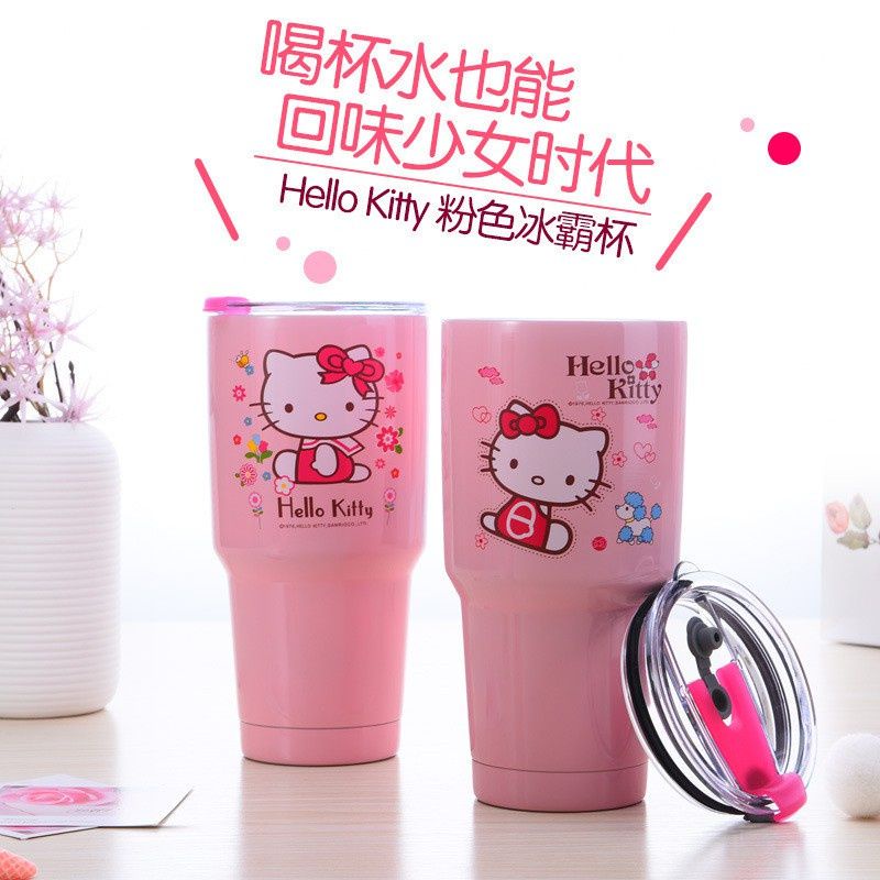 HELLO KITTY 不銹鋼冰霸杯超大容量 900ml （全新）