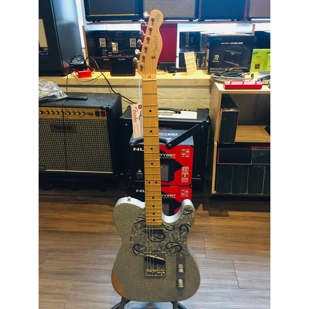 現貨 免運 Fender BRAD PAISLEY ROAD WORN Tele 墨廠 電 吉他 簽名款 鄉村 多種配件