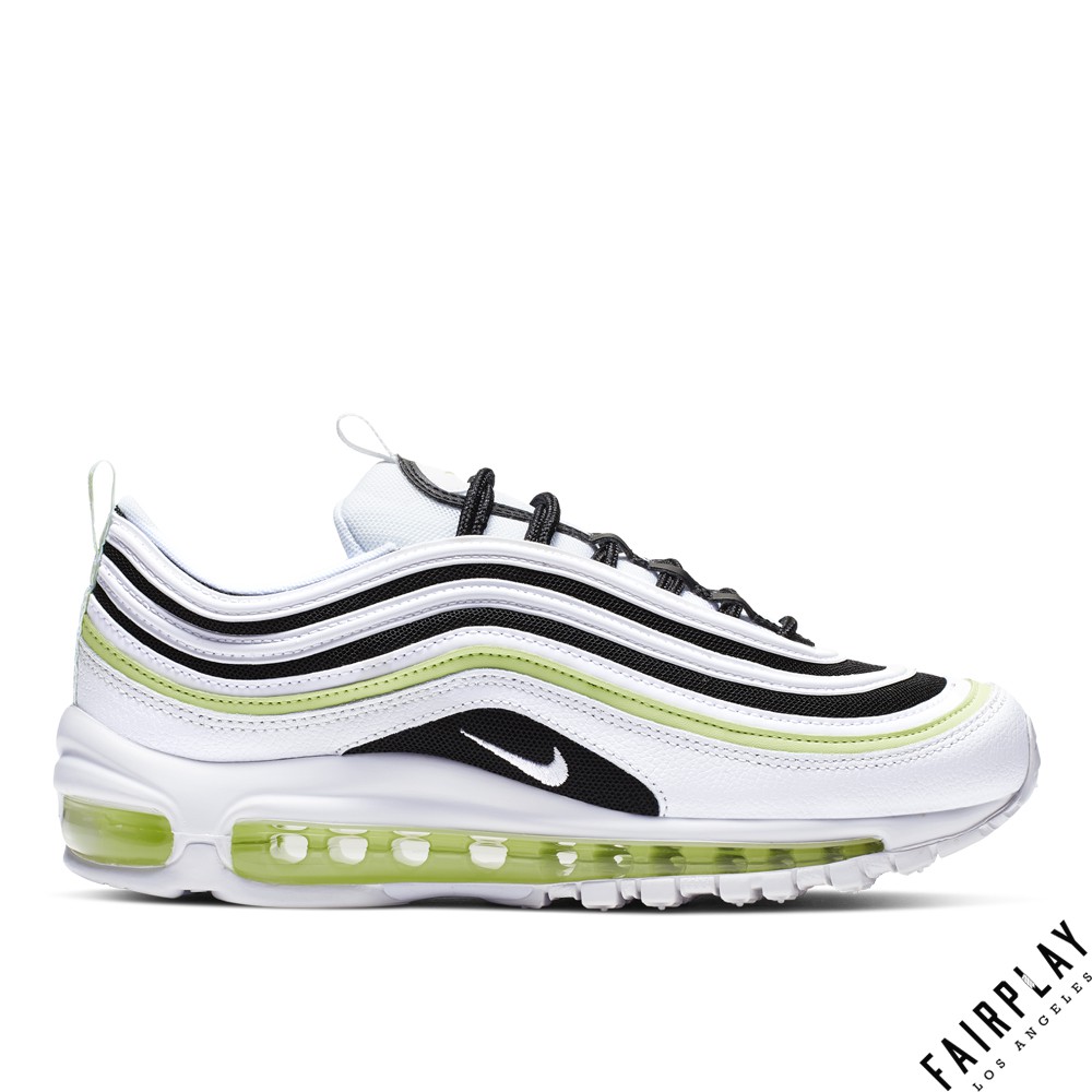 Nike W Air Max 97 白綠 女鞋 低筒 輕量 氣墊 運動鞋 慢跑鞋 921733-105