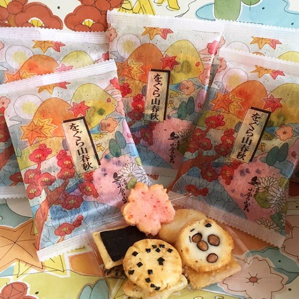 預購 小倉山莊山春秋綜合仙貝 日本超人氣仙貝 蝦皮購物