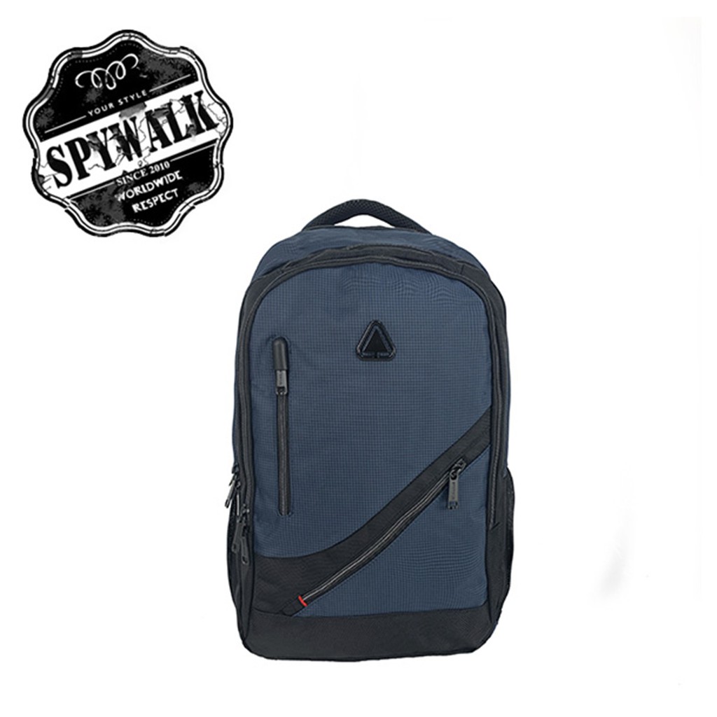 SPYWALK 實用簡單設計功能後背包 附USB充電孔、耳機簡易孔 NO:S9086